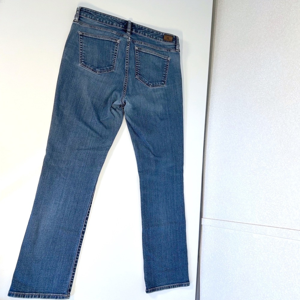 lrl ralph lauren denim modern straight curvy blue jeans women's 12 medium wash - Picture 8 of 12